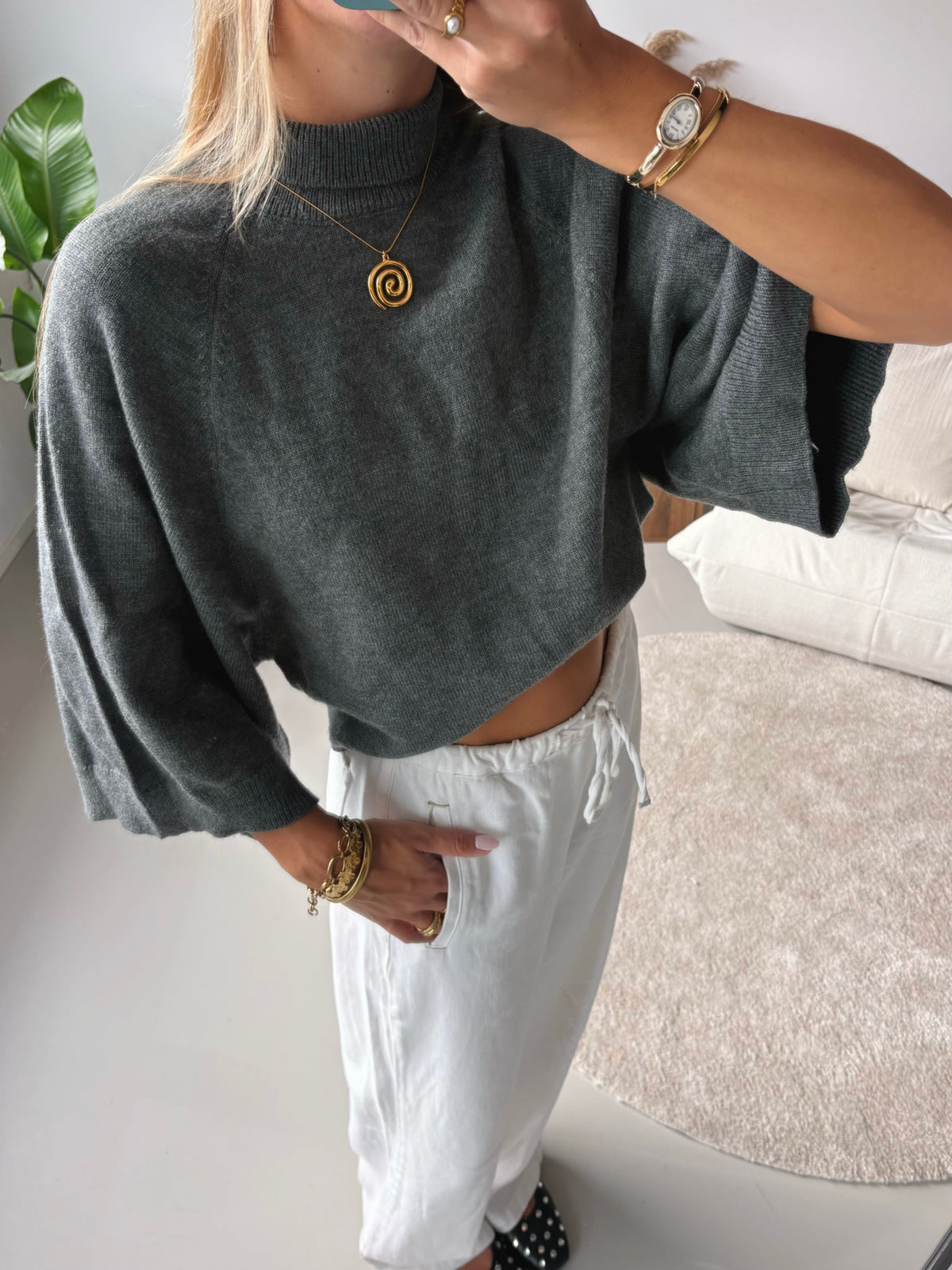Alaia | suéter de cuello alto