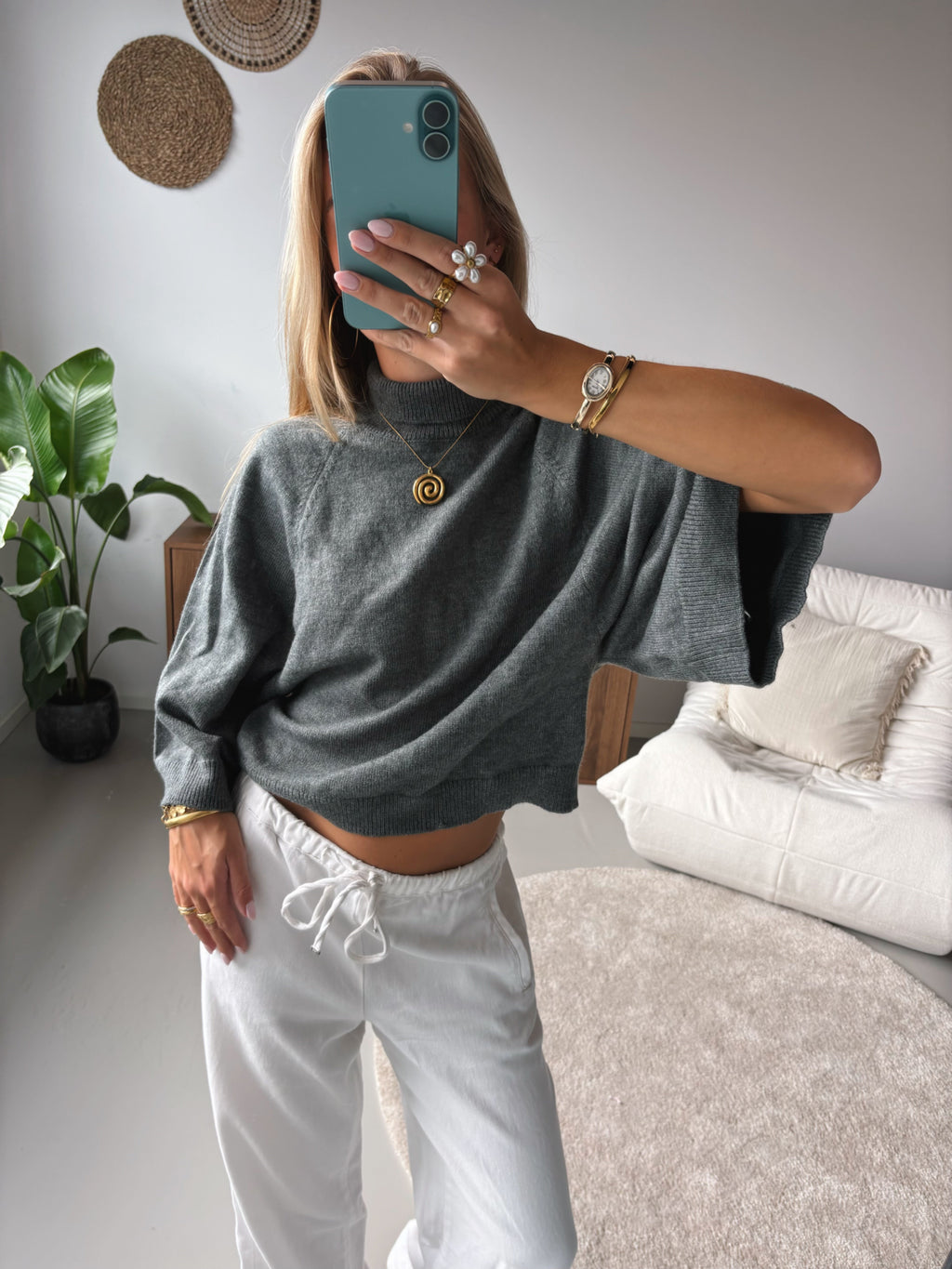 Alaia | suéter de cuello alto