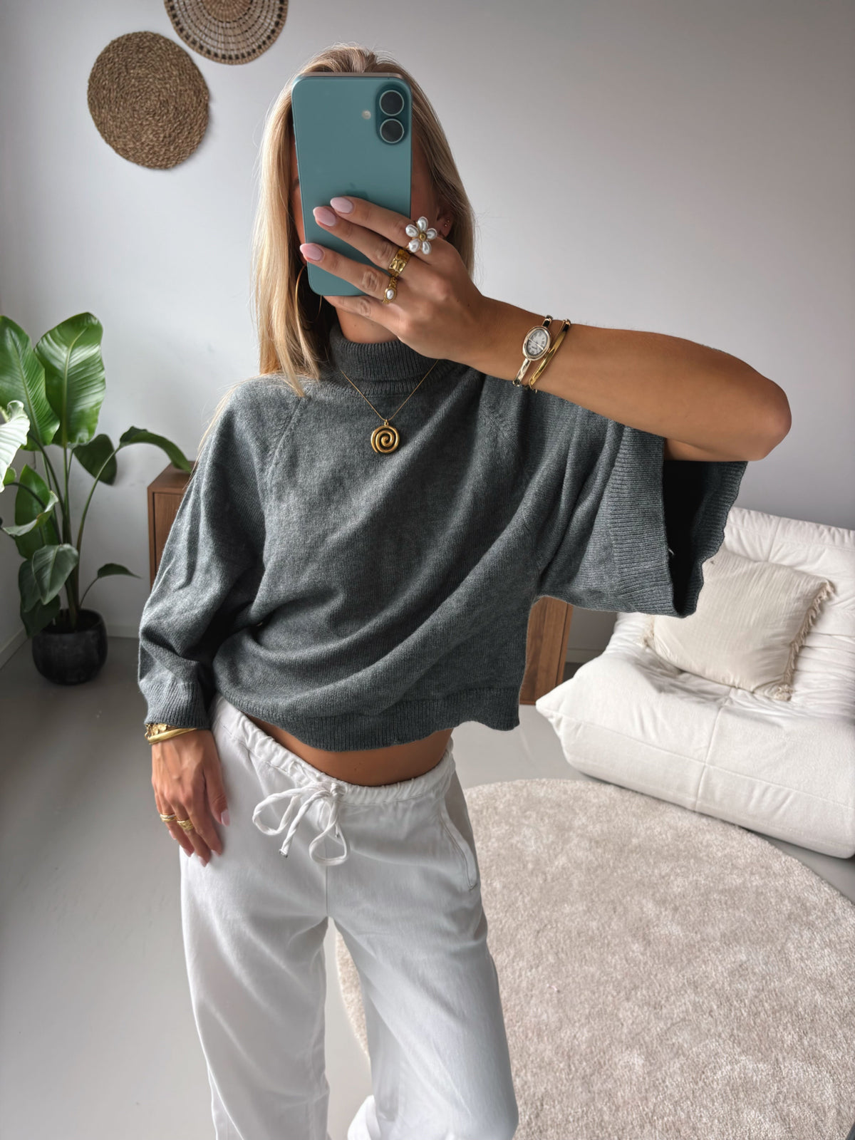 Alaia | suéter de cuello alto