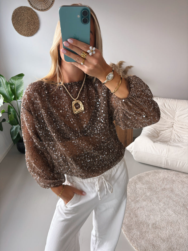Castellón | top de lentejuelas