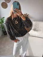 Brillante | top de lentejuelas