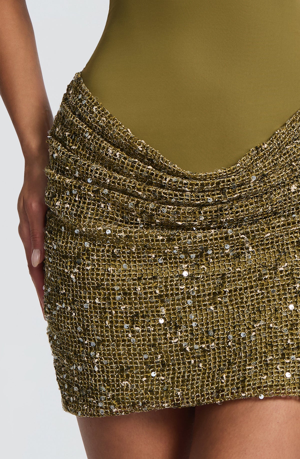 Solea | vestido corto halter cruzado