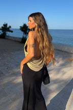 Yoali | vestido tejido negro