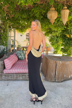 Yoali | vestido tejido negro