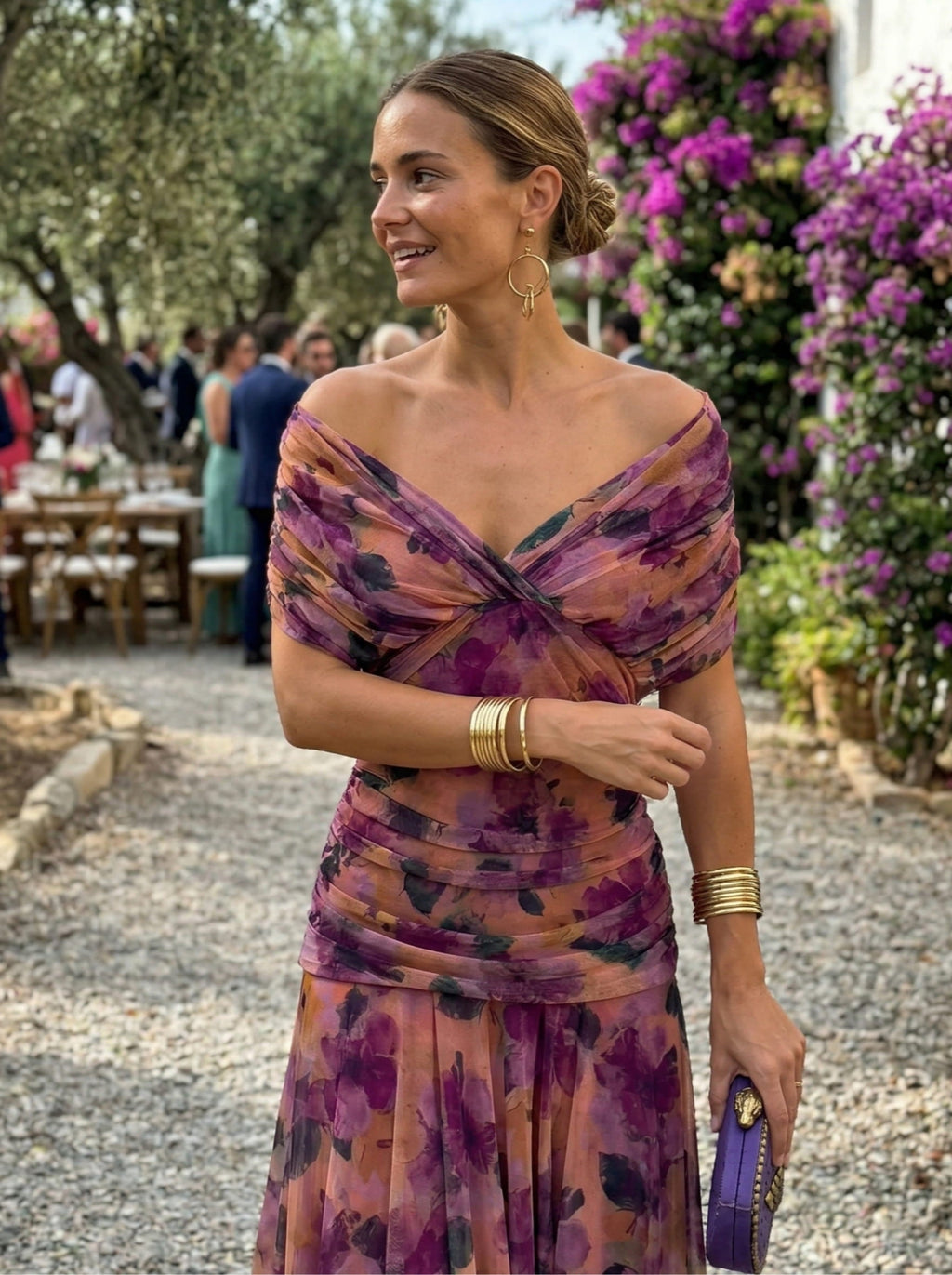 Nora | vestido escote V floral
