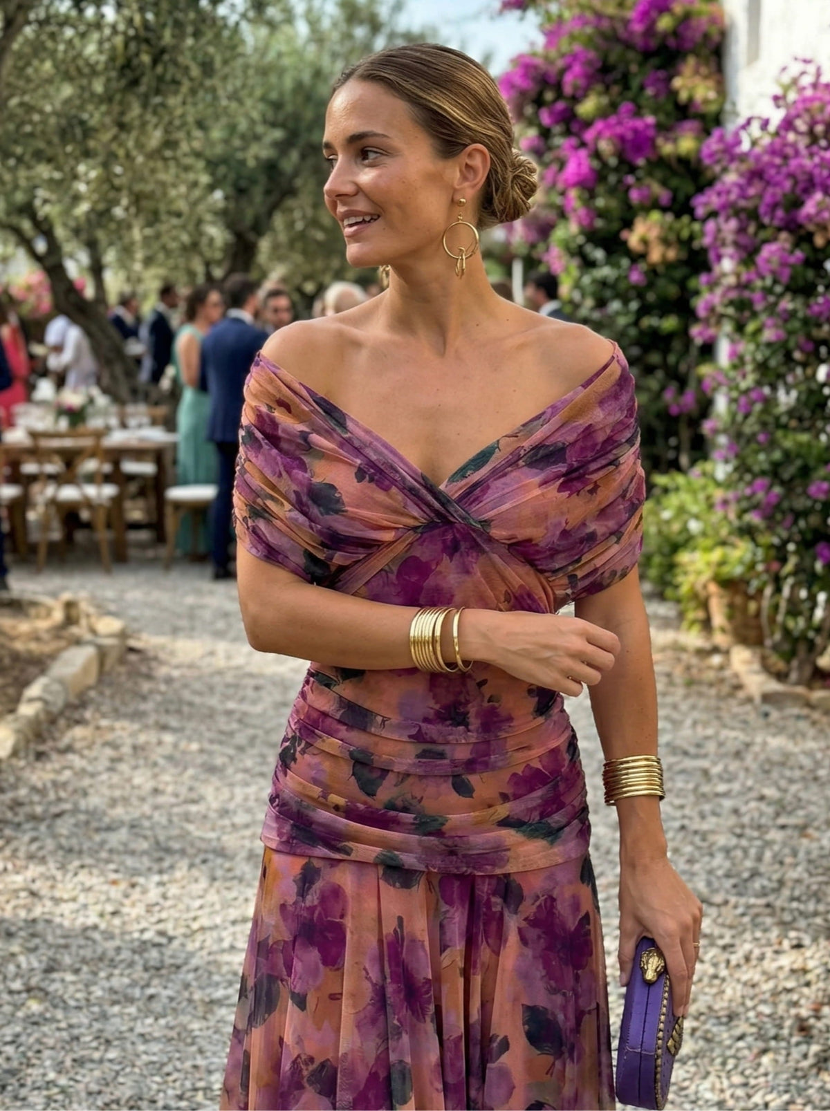 Nora | vestido escote V floral
