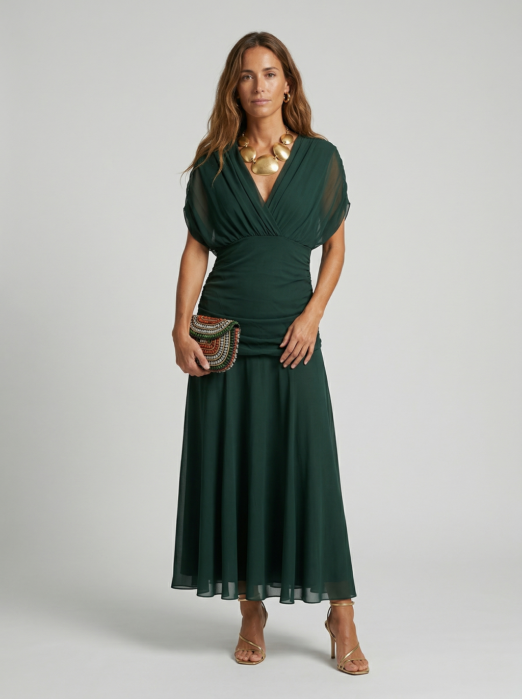 Nora | vestido escote V floral