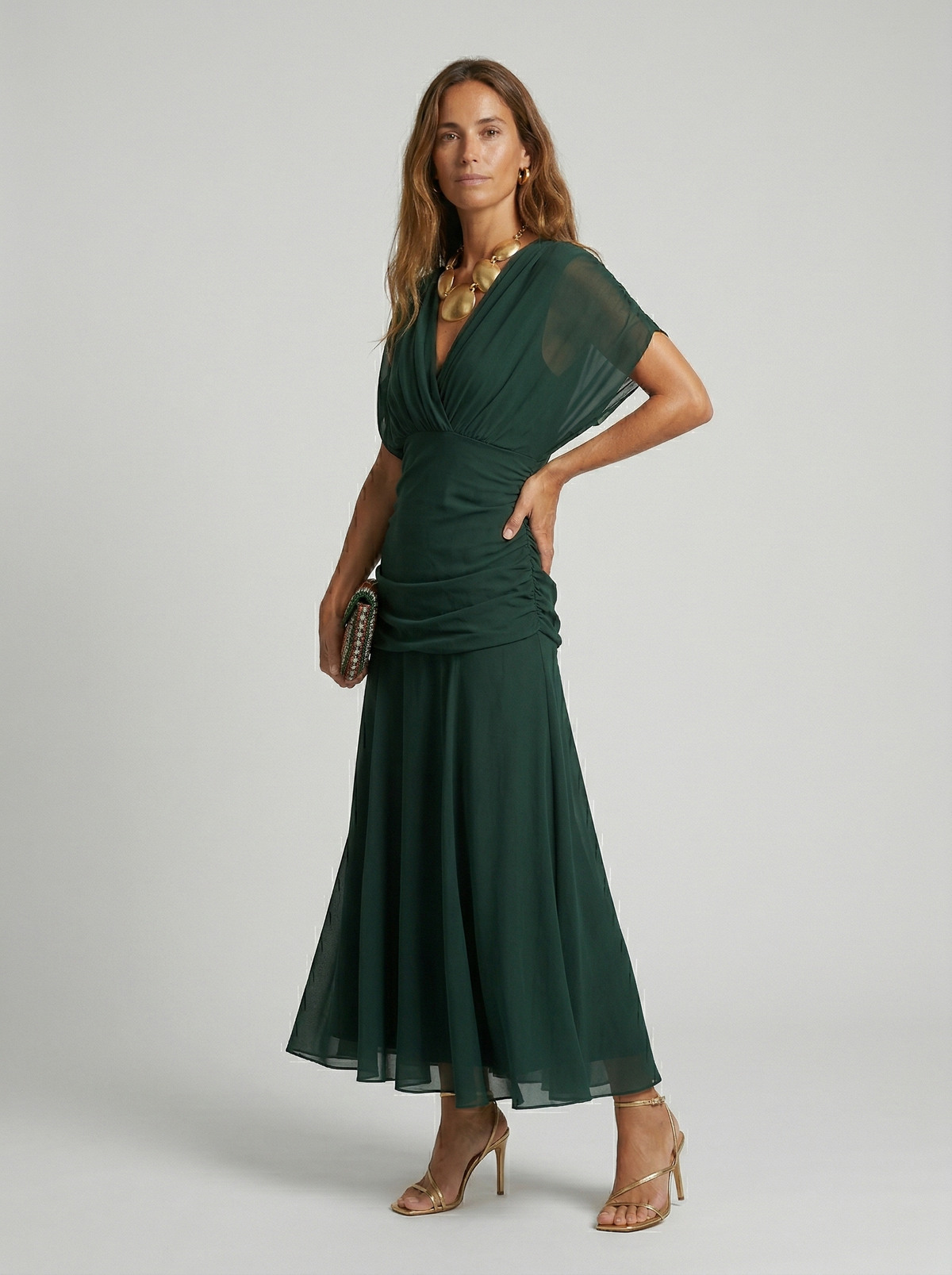Nora | vestido escote V floral