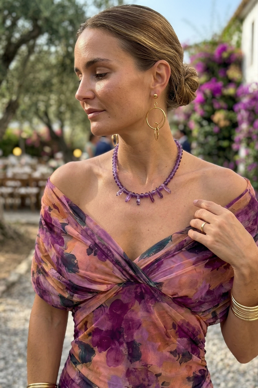 Nora | vestido escote V floral