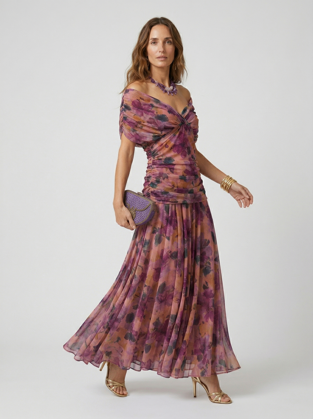 Nora | vestido escote V floral