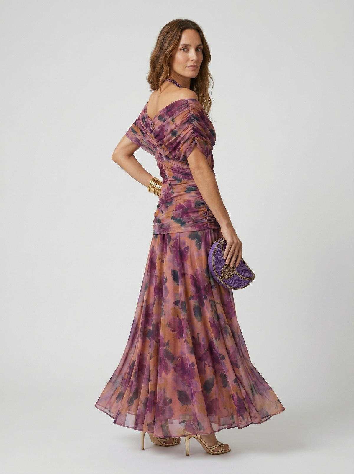 Nora | vestido escote V floral