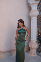 Marta | vestido largo bicolor