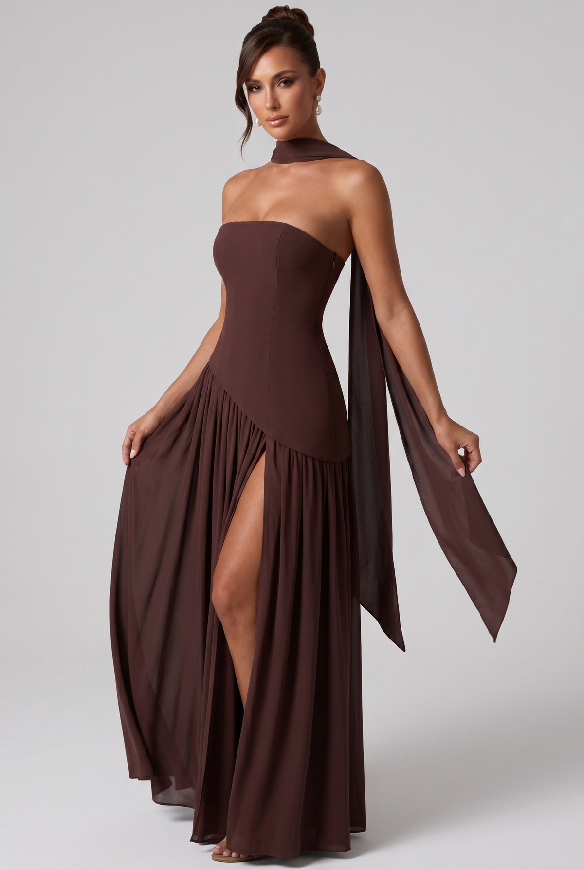 Maliyah | vestido largo bustier