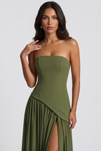 Malinalli | vestido largo bustier
