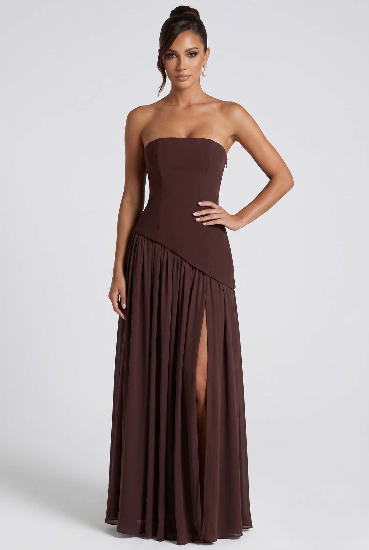 Maliyah | vestido largo bustier