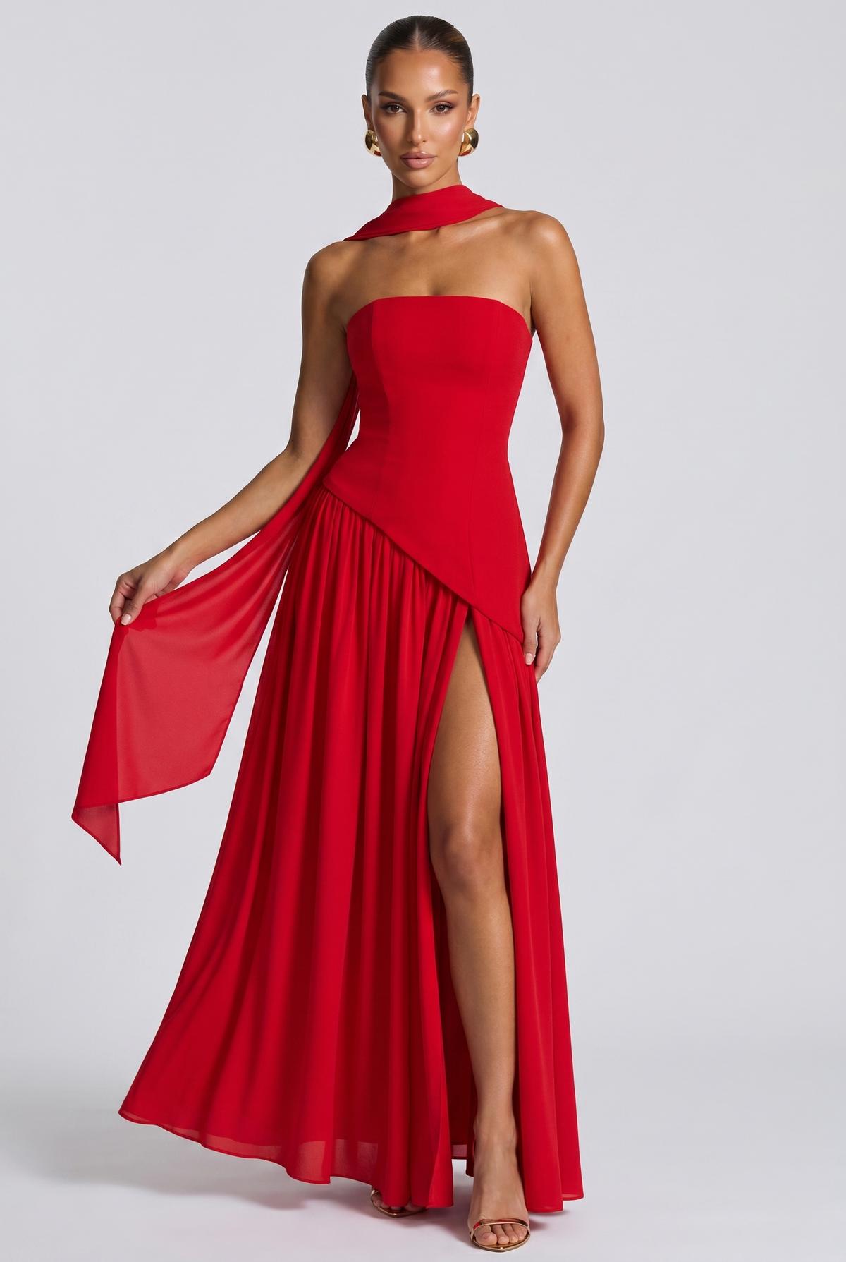 Malinalli | vestido largo bustier