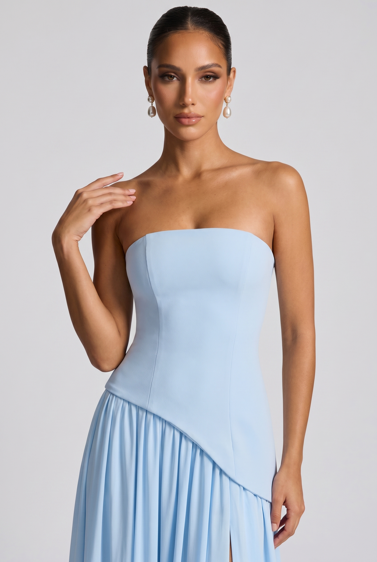 Malinalli | vestido largo bustier