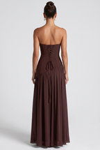 Malinalli | vestido largo bustier