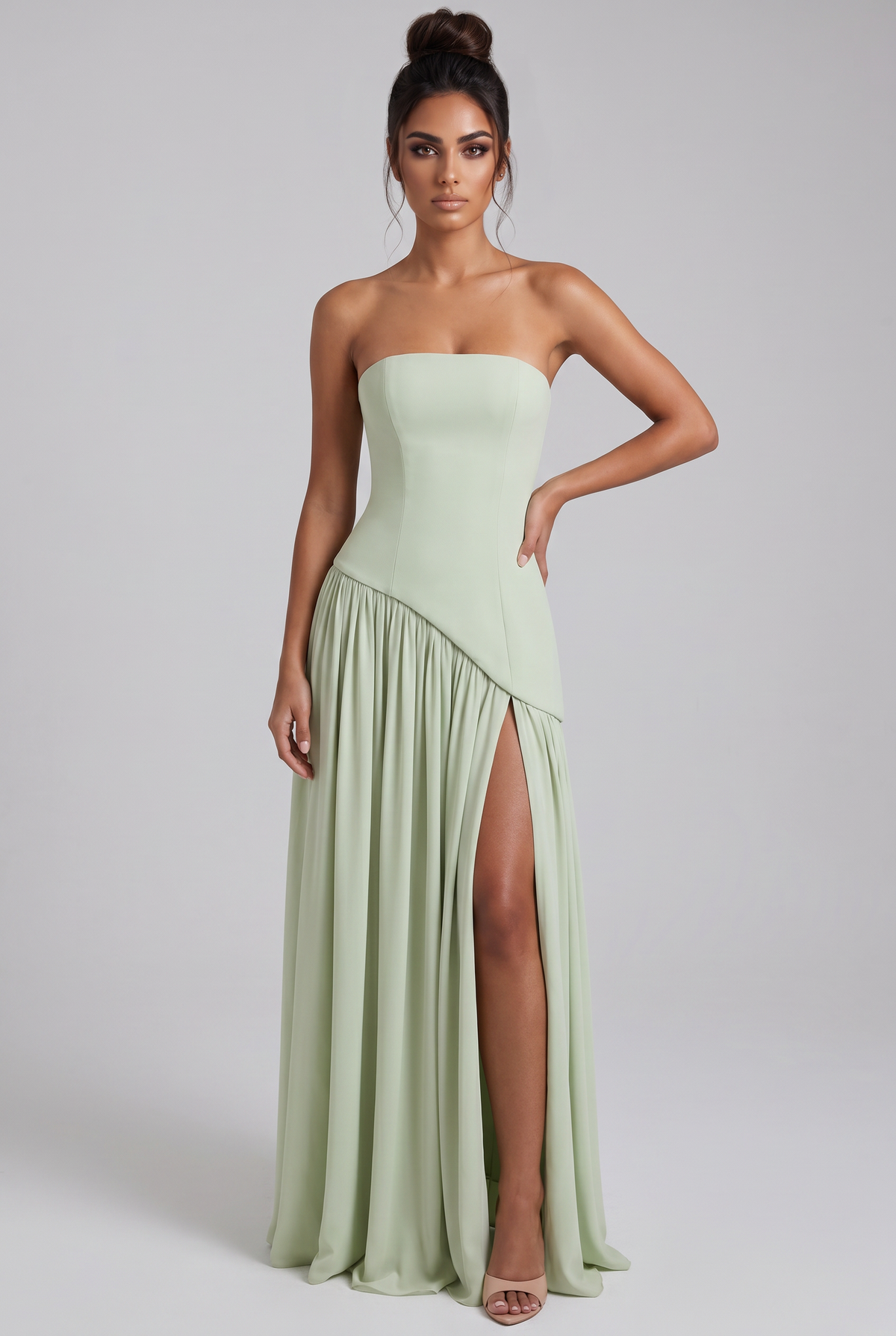 Maliyah | vestido largo bustier