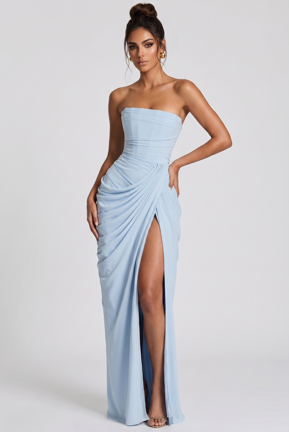 Cyra | vestido largo bustier