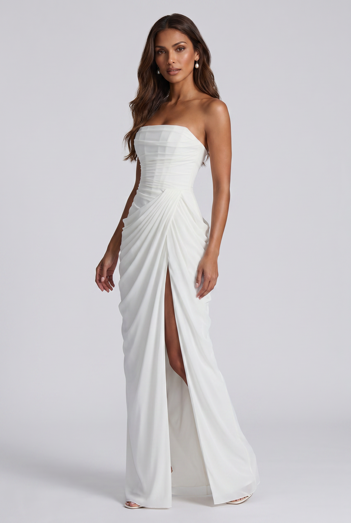 Cyra | vestido largo bustier
