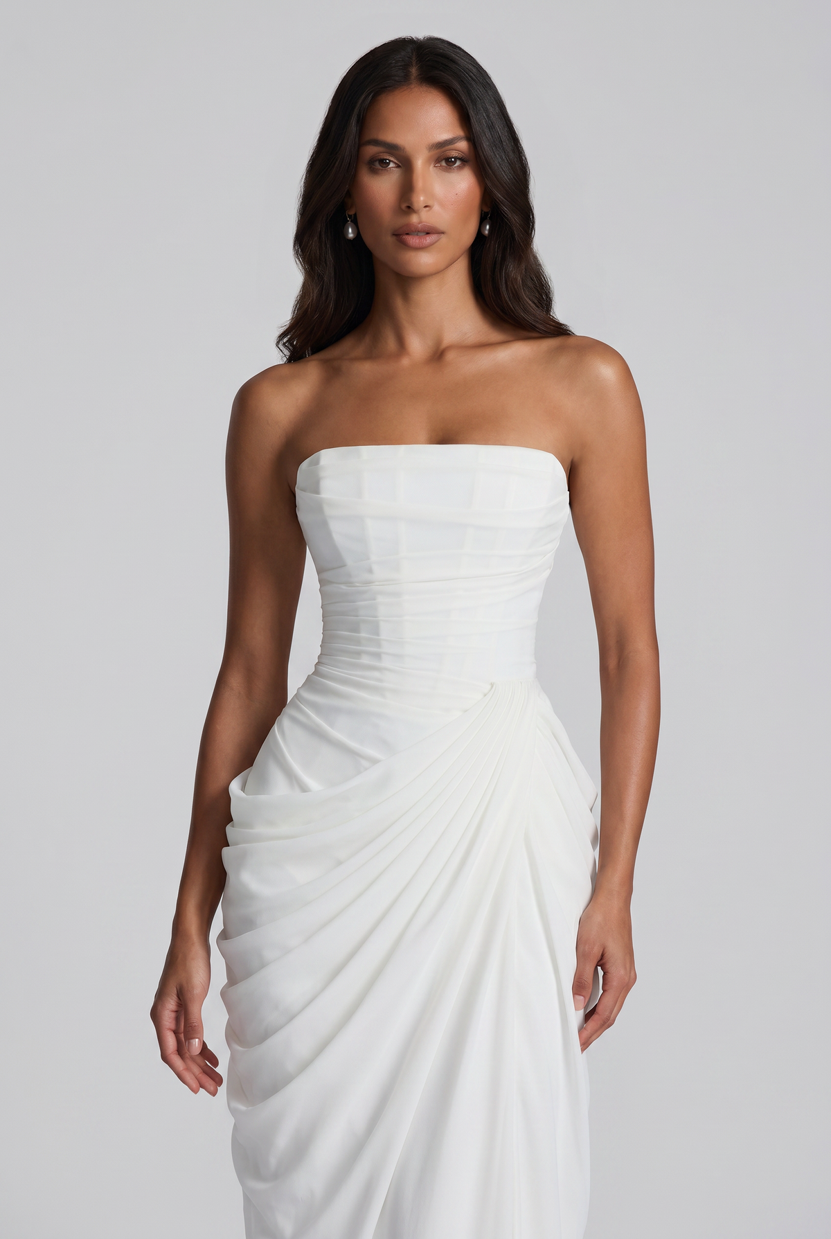 Cyra | vestido largo bustier