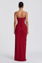 Cyra | vestido largo bustier