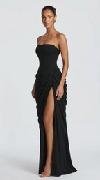 Cyra | vestido largo bustier