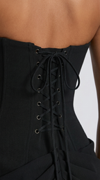Cyra | vestido largo bustier