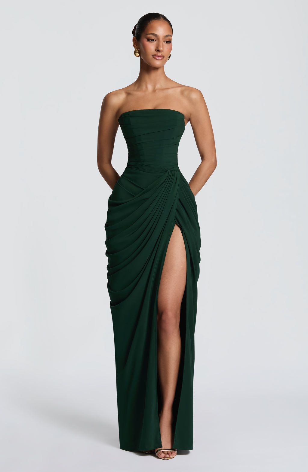 Cyra | vestido largo bustier
