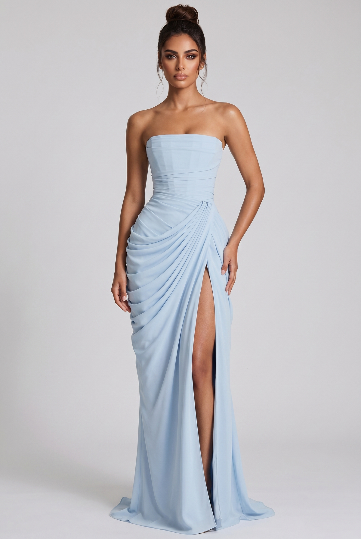 Cyra | vestido largo bustier