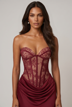 Kathleen | vestido largo corsé