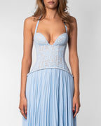 Azul | vestido largo