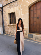 Vestido largo de corte fluido, vista frontal