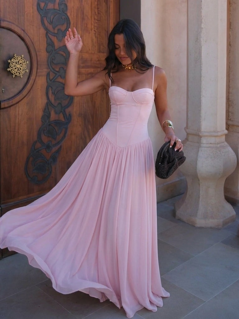 Vestido largo de corte suave, vista 12