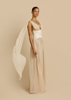 Escote | vestido largo