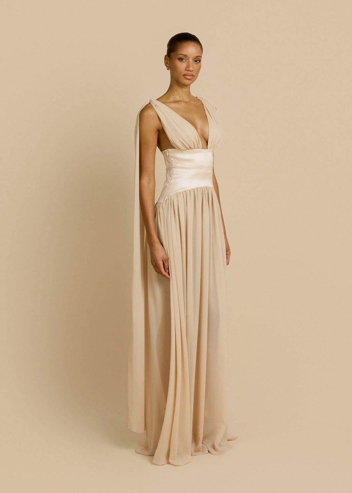 Escote | vestido largo