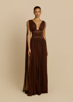 Escote | vestido largo
