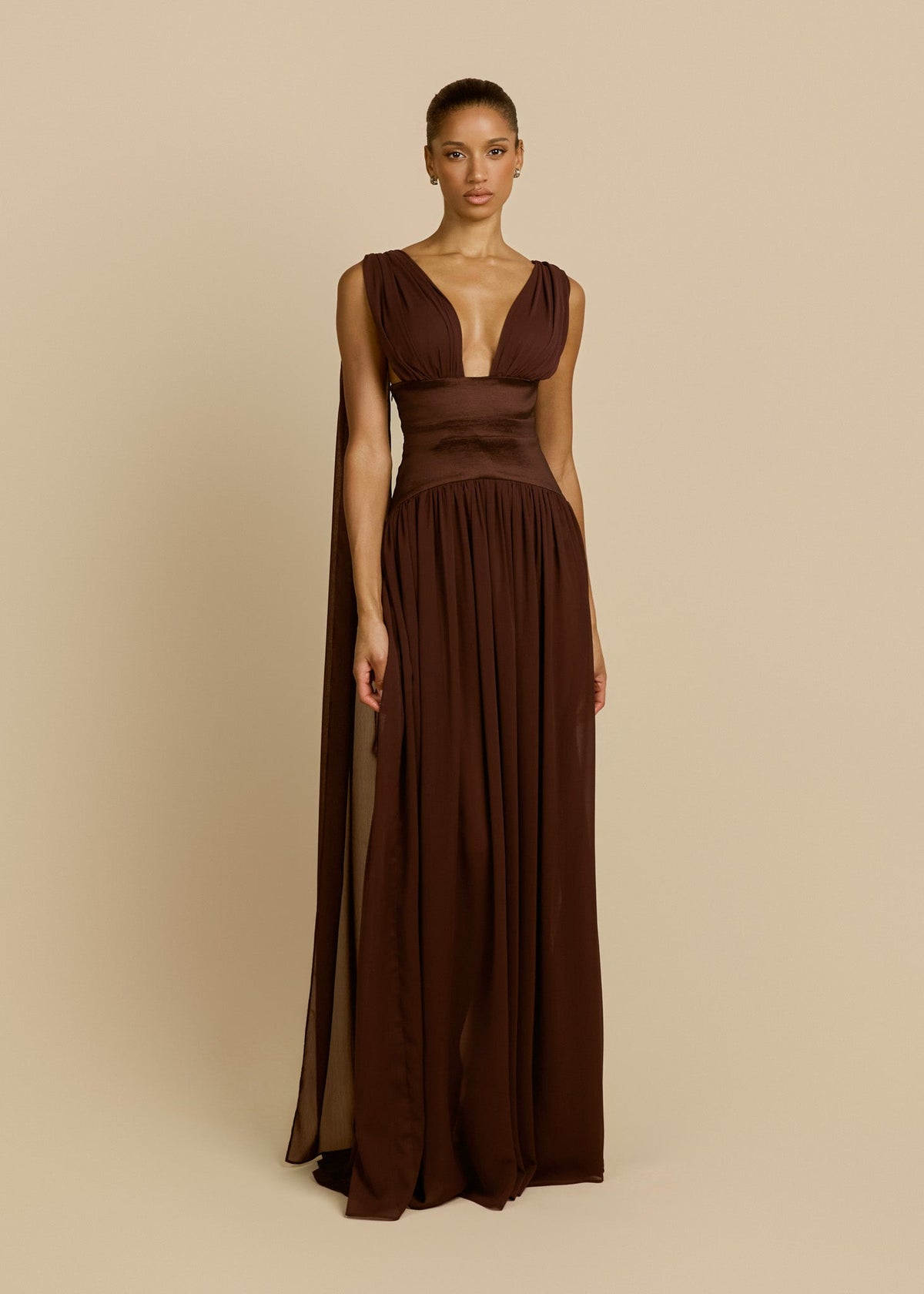 Escote | vestido largo