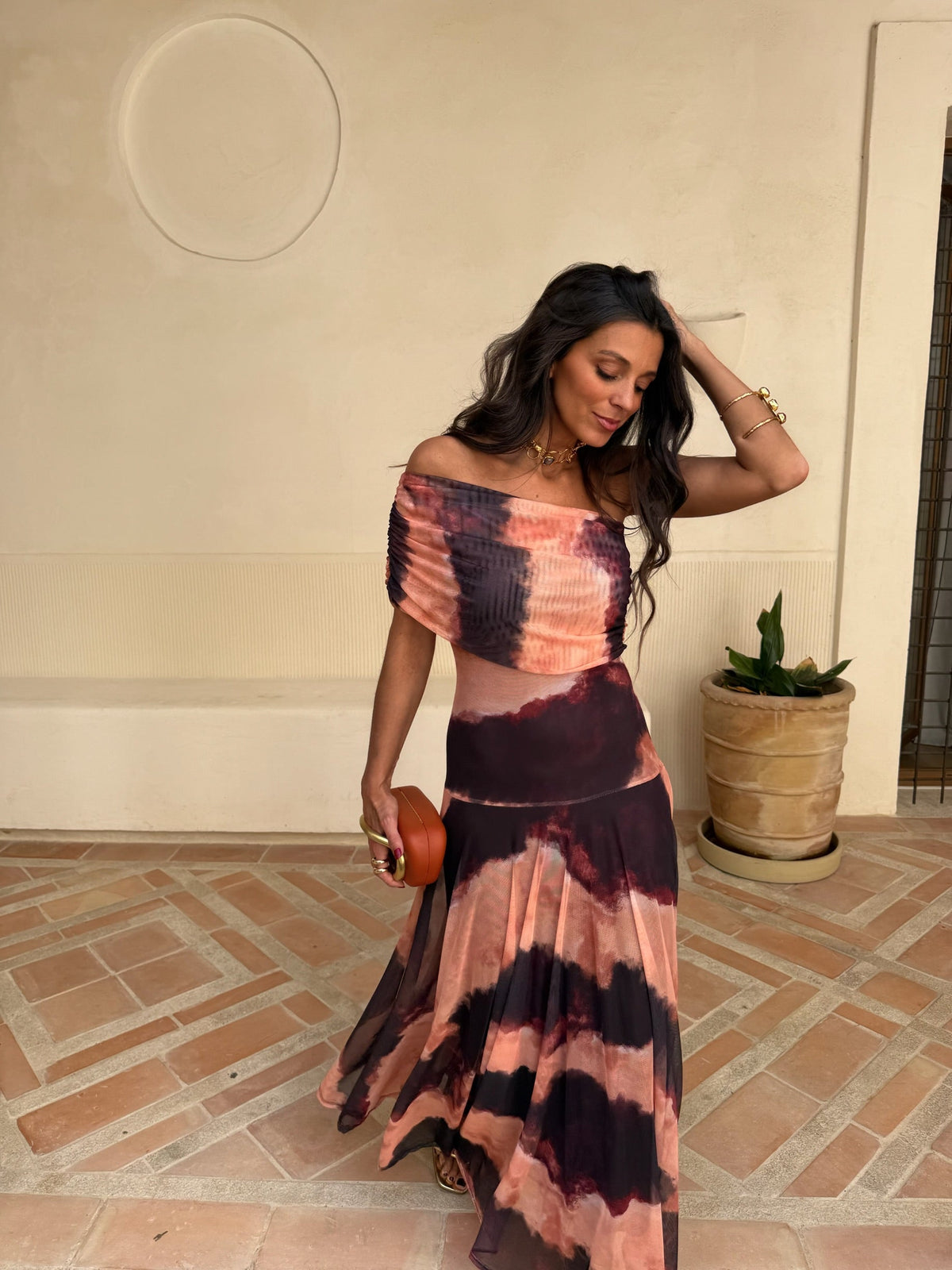 Celeste | vestido largo