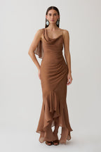 Dulce | vestido largo drapeado