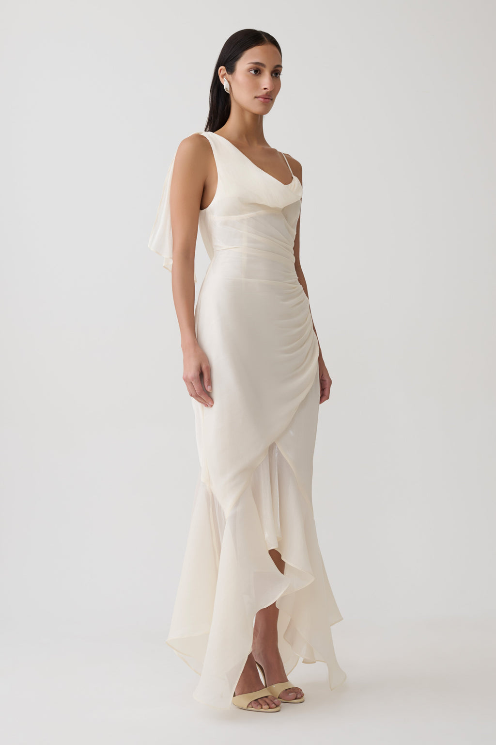 Dulce | vestido largo drapeado