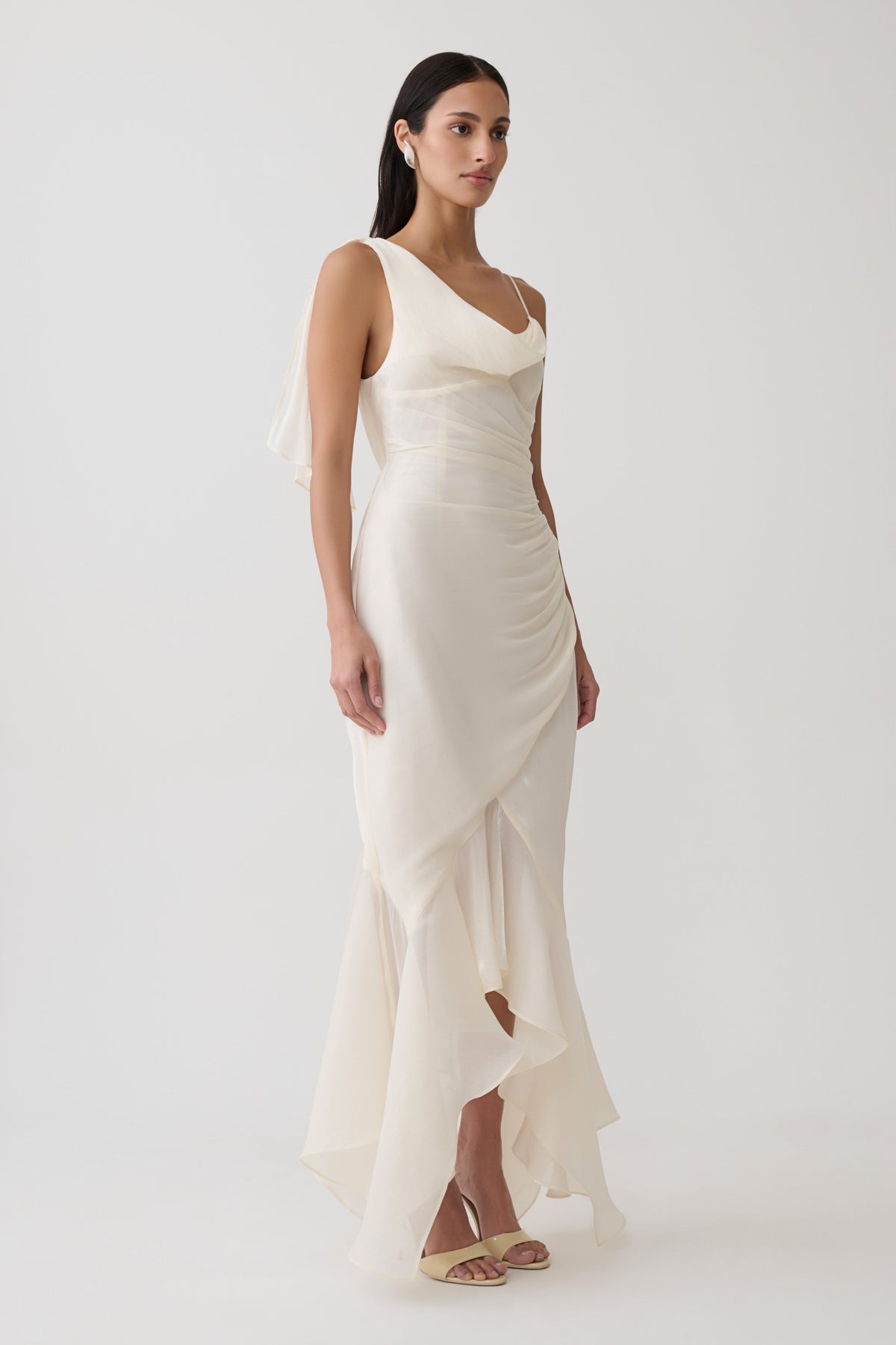 Dulce | vestido largo drapeado
