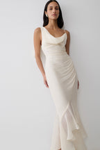 Dulce | vestido largo drapeado