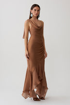 Dulce | vestido largo drapeado