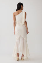Dulce | vestido largo drapeado