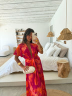Eugenia | vestido largo estampado