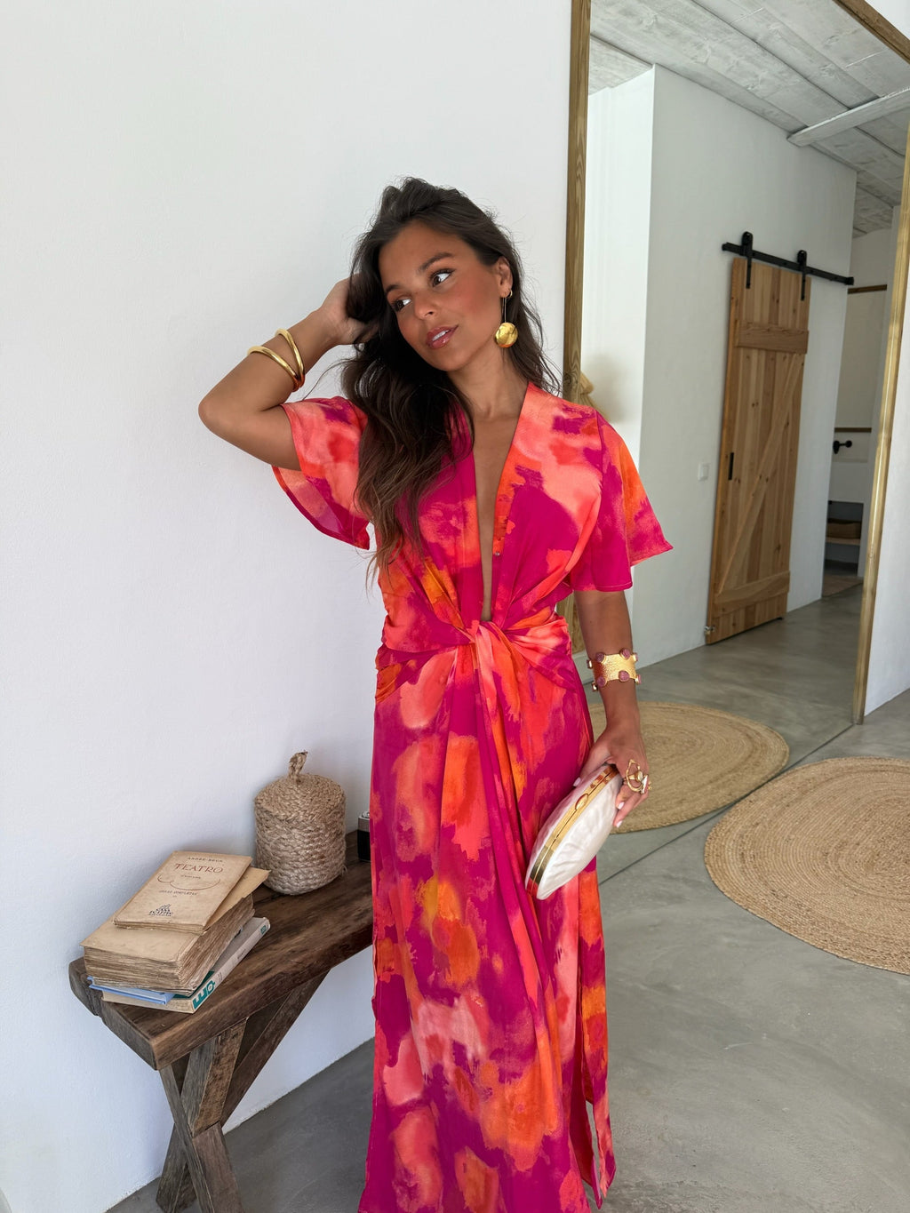 Eugenia | vestido largo estampado