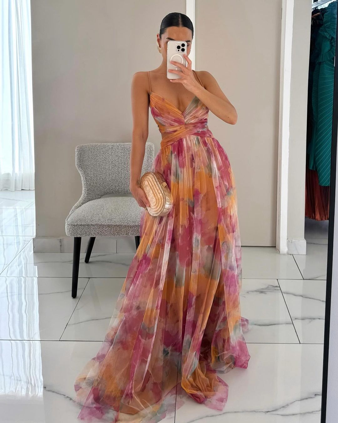 Paula | vestido largo estilo floral