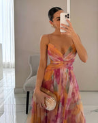 Paula | vestido largo estilo floral
